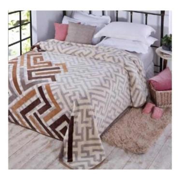 Imagem de Cobertor Casal Jolitex Kyör Plus Zurique  Maciez e Estilo para Seu Inv