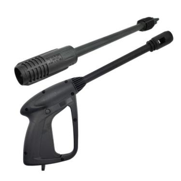 Imagem de Kit Pistola Gatilho e Lança Tubeira Bico Leque Compatível com Lavajato