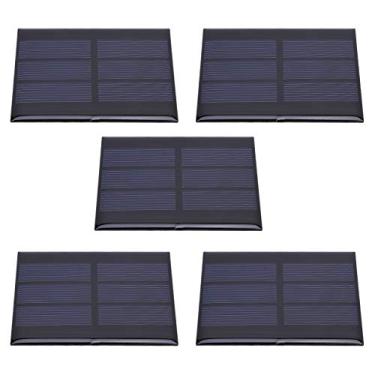 Imagem de de Painel Solar, 5pcs Mini Painel Solar 1,5V 0,65W para Projetos de Bricolage Domiciliar, Brinquedos, Bateria de Brinquedos Com Resina à Prova d'água, Painéis Solares Fáceis e Solares