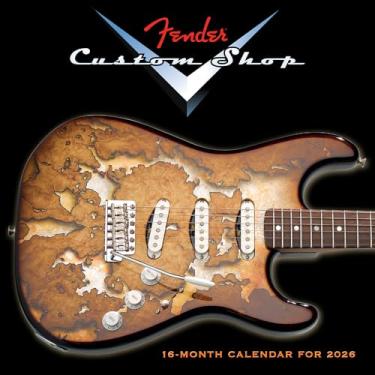 Imagem de Calendário de parede Fender Custom Shop Guitar 2026, 30 cm x 30 cm