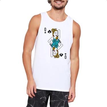 Imagem de Camiseta Regata Baralho Rainha Madonna - Alearts, G