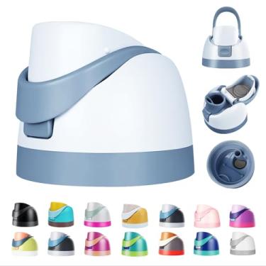 Imagem de TideBloom Tampa de substituição para Owala Freesip, tampa superior de garrafa de água de um botão compatível com Owala Cup 473 ml 680 g 947 g 1,134 g, acessório de substituição à prova de vazamento