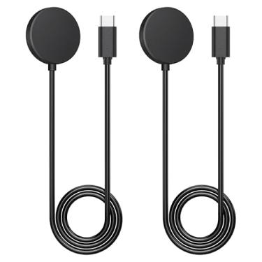 Imagem de AWINNER Cabo USB C compatível com carregador Samsung Galaxy Watch (pacote com 2)