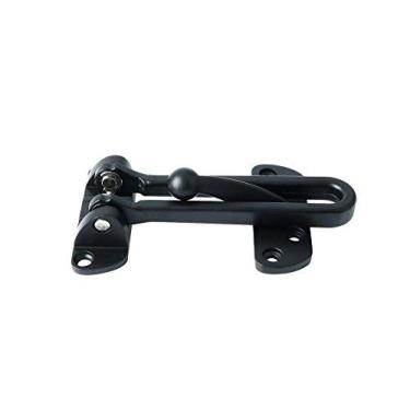 Imagem de TOGU Protetor de segurança de porta de segurança espesso sólido, trava de porta de barra giratória, fecho de porta de cadeado à prova de roubo para casa, apartamento, hotel, motel, dormitório, níquel