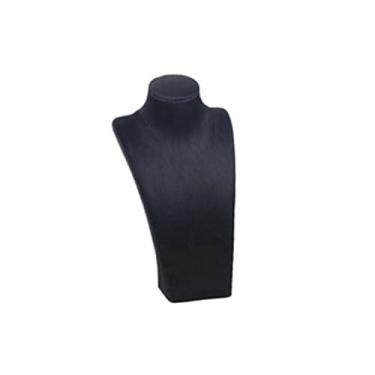 Imagem de simhoa Suporte para exibição de busto de colar, suporte para manequim de colar, decoração elegante, presente para loja de venda para mulheres, organizador de, Preto, 10.5 Cm X 6.5 Cm X