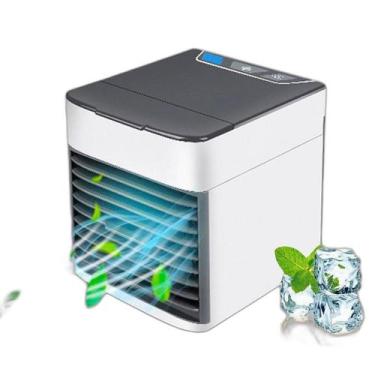Imagem de Mini Ar Condicionado Usb Portátil Umidificador E Ventilador - Bivolt
