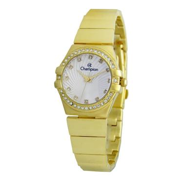 Imagem de Relógio CHAMPION feminino analógico dourado CF25358H