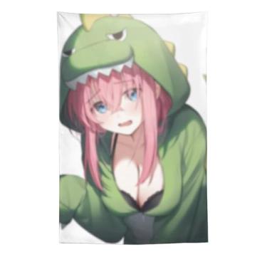 Imagem de LIEGBMEU Sexy Bikini Hot Anime Girl Tapeçaria 152.4 cm x 228.6 cm Interior Exterior Wall Quilt Art Decoração de Tapeçaria Caprichosa, AF151
