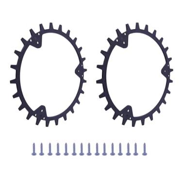 Imagem de aeobdai 1 par de pontas de cortador de grama robóticas compatíveis com Husqvarna Automower 330/420/430X/435X/440/450X/435X AWD/550 de diâmetro de pontas de roda antiderrapante - 252 mm/9,9 pol