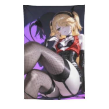 Imagem de LIEGBMEU Sexy Bikini Hot Anime Girl Tapeçaria 152.4 cm x 228.6 cm Interior Exterior Wall Quilt Art Decoração de Tapeçaria Caprichosa, AF056