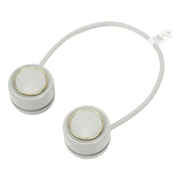 Imagem de QANYEGN 3 engrenagem fã pendurada no pescoço dobrável, ventilador de pescoço alimentado por bateria, fã pendurado no pescoço sem lâmina para viajar, academia, office1600mAh (Verde de gelo)