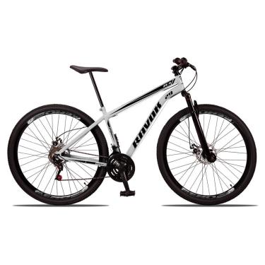 Imagem de Bicicleta Aro 29 Suspensão Shimano Bike 21 Marchas Aço Branco