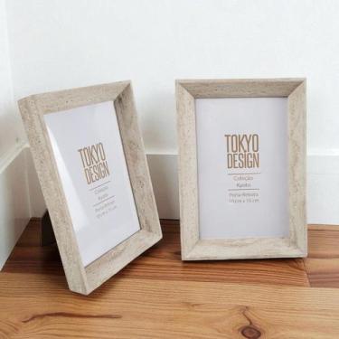 Imagem de Porta Retrato 10x15cm Minimalista Vertical Horizontal Mesa - MultiA, M