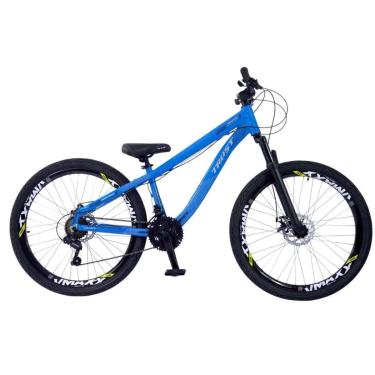 Imagem de Bicicleta Aro 26 Trust 21V Freerider Ravage Cambio Shimano Tipo Flame-Unissex