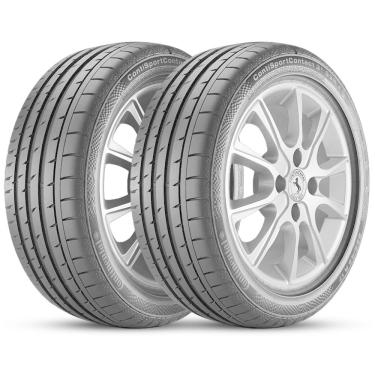 Imagem de Kit 2 Pneu Continental 205/45r17 84w Contisportcontact 3 Ssr