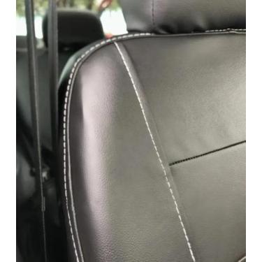 Imagem de capa banco carro toda em couro preto para voyage 86 - gj acc