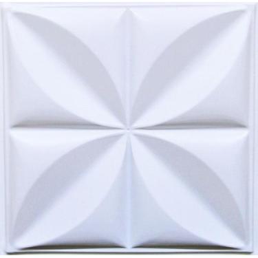 Imagem de Kit 44 Autocolante Floral Placas Revestimento Decoração 3D PVC Alto re
