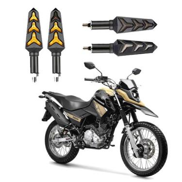 Imagem de KIT 4 Seta Sequencial Pisca de Led Universal Estrela Modelo P09S Moto 