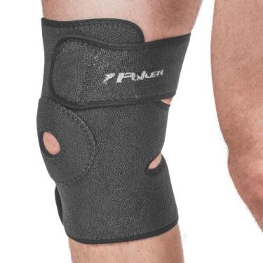 Imagem de Joelheira Neoprene Ajustavel 06475 - Poker, Preto