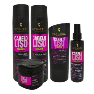 Imagem de Kit da  Hidrabell Cabelo Liso Abacate (5 produtos)
