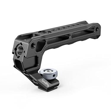 Imagem de SmallRig Alça superior leve para sapatos frios, aderência para gaiola de câmera DSLR, alça superior universal com 5 adaptadores de sapata fria e base de sapato frio (Lite) - 3764