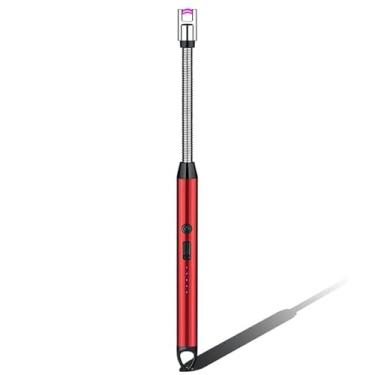 Imagem de Isqueiro Acendedor Elétrico USB Recarregvel Cozinha Fogão Gas (Vermelho)