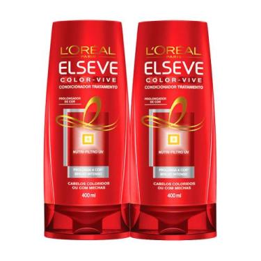 Imagem de Kit 2 Condicionador Elseve Colorvive com 400ml