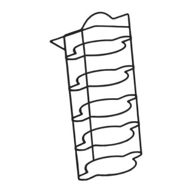 Imagem de Ｂｅｓｇａ Prateleiras Expansíveis para, Escorredor de Pratos para Preparação de Pratos, Organizador Versátil para Mesa de Cozinha E Economia de Espaço, Preto 5 Camadas, Tamanho real