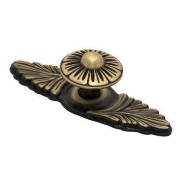 Imagem de Puxador Havana Ouro Velho Escovado Fosco 504 Linha Tradition Torralba