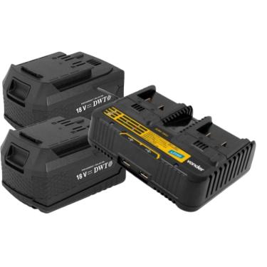 Imagem de Kit Bateria DWT Vonder - 2 Baterias 18V 4AH+Carregador Duplo