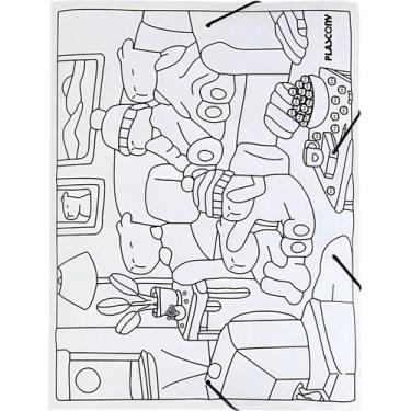 Imagem de Pasta Aba Elástico A4 CapyColor Plascony