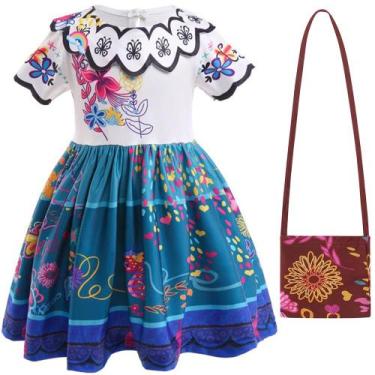 Imagem de Vestido de fantasia COTRIO Princess com bolsa para 1-2 anos