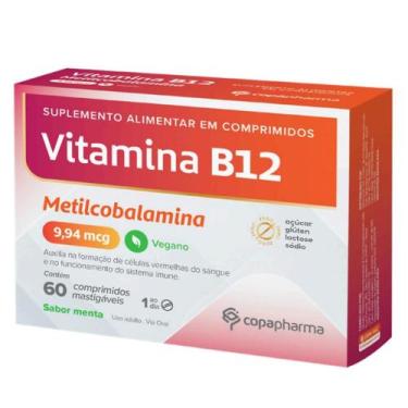 Imagem de Vitamina B12 Metilcobalamina C/60 CPR mastigável Copapharma