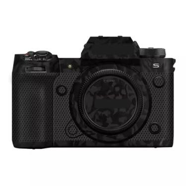Imagem de XH2 X-H2 XH2S Adesivo protetor do corpo da câmera película decalque para FujiFilm X-H2 XH2S Película de vinil sem espelho (Shadow Camo Black)