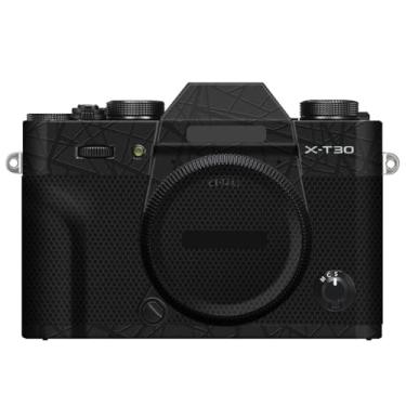Imagem de X-T30 X-T30II Película protetora de vinil antirarranhões para câmera FujiFilm X-T30 Mark II XT30II (cruz ultra preta)