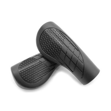 Imagem de Snmzlc Punhos ergonômicos para guidão de bicicleta, comprimento 110 mm/4,33 pol., para BMX, montanha, MTB, cruzador de praia, scooter, bicicleta dobrável, macia e confortável, antiderrapante US348