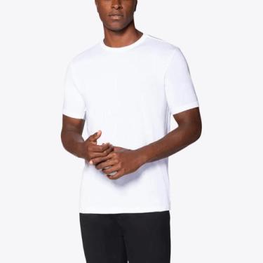 Imagem de Camiseta Básica Lupo Micromodal Sem Costura 75044, Branco, G