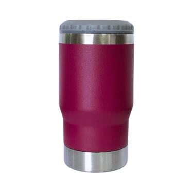 Imagem de Copo Térmico 420ml Porta Long Neck com Abridor Cor Vinho