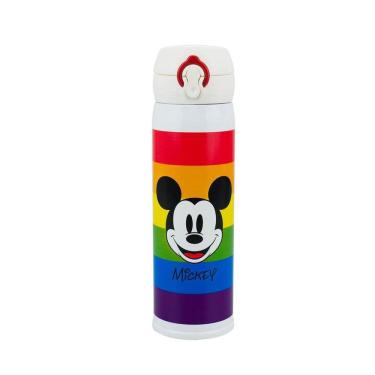 Imagem de Garrafa Térmica Inox Mickey Arco-Íris 400ml - Disney