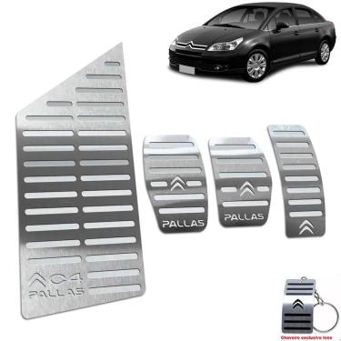 Imagem de Pedaleira + Descanso Citroen C4 Pallas Manual Aço Inox