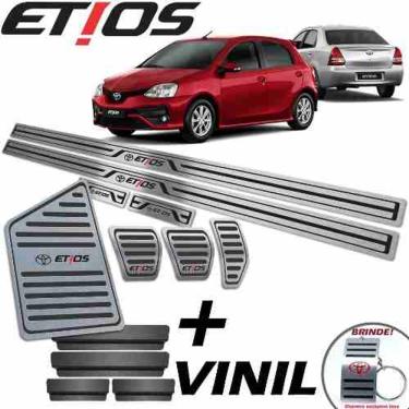 Imagem de Soleira Pedaleira Descanso Etios 13 A 19 Preto Manual BR