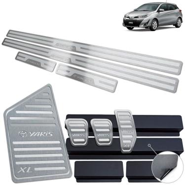 Imagem de Descanso Pedaleira Manual Soleira Yaris XL 2019-2022 Prata