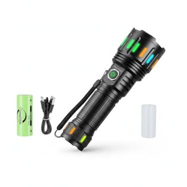 Imagem de Lanterna Tática de Alta Potência com Carga Rápida USB-C e IPX6