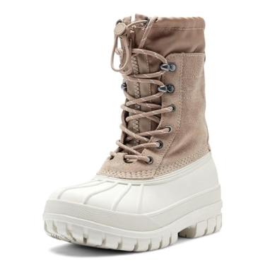 Imagem de Hunter Bota de chuva feminina impermeável Skylar, Camurça marfim/bege, 34