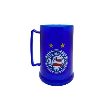 Imagem de Caneca De Gel Azul Escudo Bahia 1931 Esporte Clube 300Ml