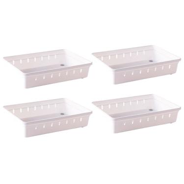 Imagem de Organizador de gavetas e talheres modular 22,5 x 15,4 cm com 4 unidades Plasutil ref.9734