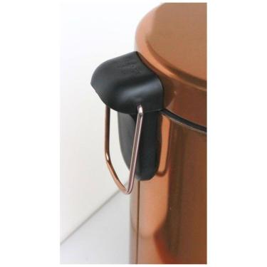 Imagem de Lixeira Com Pedal Aço Inox 5 Litros Red Gold