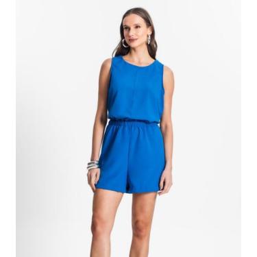 Imagem de Macaquinho Feminino Endless Azul, GG, Azul