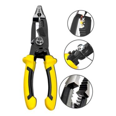 Imagem de Alicate Profissional Multifuncional Universal 8 Polegadas Corte e Aperto