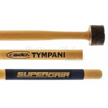 Imagem de Baqueta Tipo Mallets C. Ibañez SuperGrip Tympani TYSG com Ponta Macia de Feltro e Punho Emborrachado